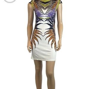 Pre-owned White Just Cavalli Bodycon - Size EU 40